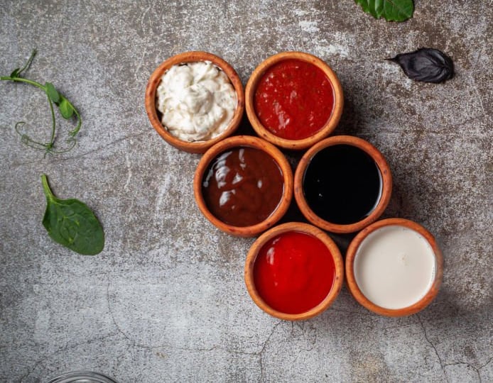 LIMIT the use of sauces.
